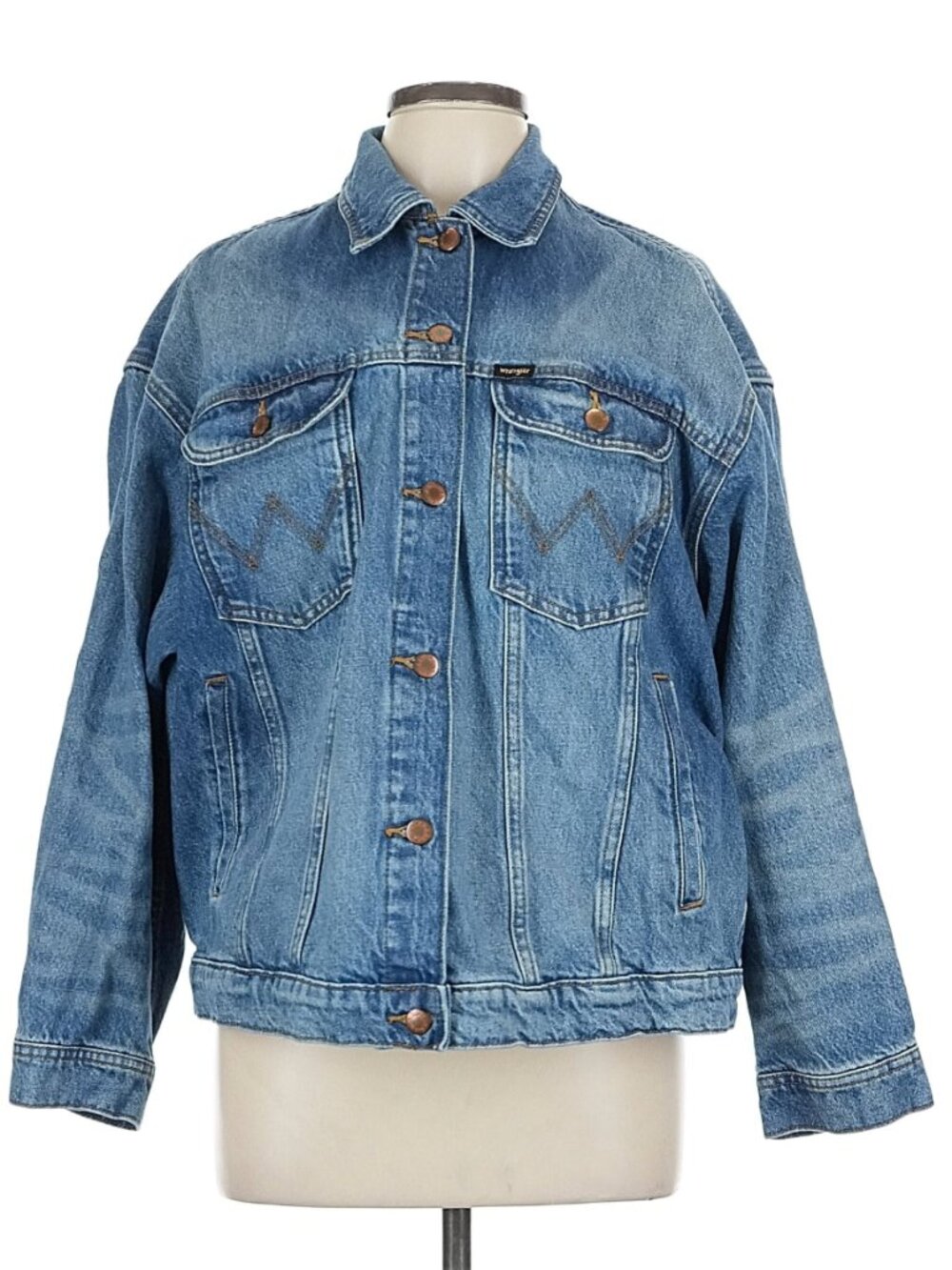 Vintage Wrangler Oversized Denim Jacket, Size L